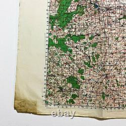 WWII 1944 Artillery Map War Office Map Chartres France German Normandy Retreat