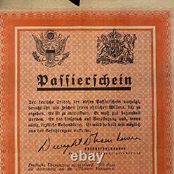 WWII 1944 German POW Revised London Printed US-British Surrender SHAEF Leaflet