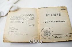 WWII 86th Fighter Group Pilot Named Captain Robertson Carried German Book Relic