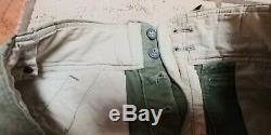 WWII GERMAN 1941 Dated Afrika Korps / DAK Tropical Shorts- Nice Worn Originals