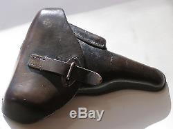 WWII GERMAN HARDSHELL HOLSTER FOR WALTHER P-38, 194, WaA 938 ORIGINAL