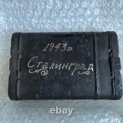WWII GERMAN K98 CLEANING KIT With CONTENTS and Inscription 1943 Stalingrad