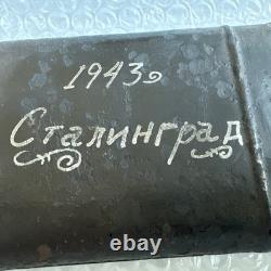 WWII GERMAN K98 CLEANING KIT With CONTENTS and Inscription 1943 Stalingrad