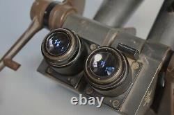 WWII German 10x80 Kriegsmarine Naval Binoculars EUG Fernglas U-Boat Original WW2