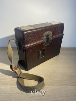 WWII German Army FF33 Feldfernsprecher Field Telephone Bakelite Case 1944 Dated