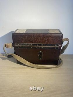 WWII German Army FF33 Feldfernsprecher Field Telephone Bakelite Case 1944 Dated WWII German Army FF33 Feldfernsprecher Field Telephone Bakelite Case 1944 Dated