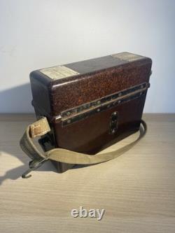 WWII German Army FF33 Feldfernsprecher Field Telephone Bakelite Case 1944 Dated