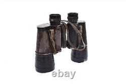 WWII German Binoculars Dienstglas 10 x 50 Beh With Case 414956