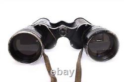 WWII German Binoculars Dienstglas 10 x 50 Beh With Case 414956