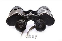 WWII German Binoculars Dienstglas 10 x 50 Beh With Case 414956