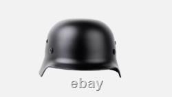 WWII German Elite M35 Steel Helmet Stahlhelm Combat Retro Replica Headwear