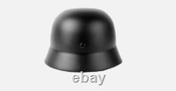 WWII German Elite M35 Steel Helmet Stahlhelm Combat Retro Replica Headwear