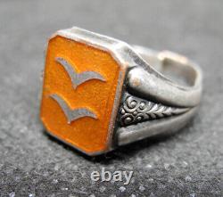 WWII German Fingerring Luftwaffe UFFZ Feldwebel Original