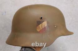 WWII German Helmet M35/SE66 Restored
