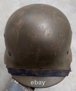 WWII German Helmet M35DD/ SE68 0001 Restored HQ