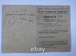 WWII German ID Card 30/7/1939