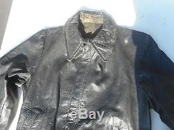 WWII German Leather Kriegsmarine/Luftwaffe Flight suit Original Condition Rare