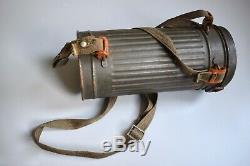 WWII German M30 Complete Gasmask Set 1940 Named Popp Original Field Equipment