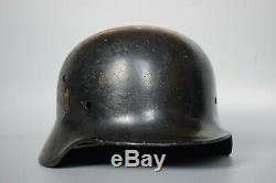 WWII German M35 Helmet Shell Original EF62
