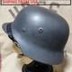 WWII German M40 Original Helmet, Restored Steel Shell, Size 64, WW2 57- 59 cm