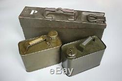 WWII German MG34 MG42 Box P-Kasten Oil Set 1941 Original WW2 Equipment