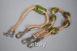 WWII German Radio Antenna Equipment Insulated Straps Belt Original (x2)