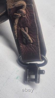 WWII German Wehrmacht SS Leather Combat Strap-Authentic Cross-Stitches Pattern
