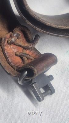 WWII German Wehrmacht SS Leather Combat Strap-Authentic Cross-Stitches Pattern