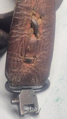 WWII German Wehrmacht SS Leather Combat Strap-Authentic Cross-Stitches Pattern