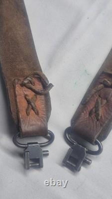 WWII German Wehrmacht SS Leather Combat Strap-Authentic Cross-Stitches Pattern