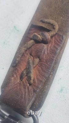 WWII German Wehrmacht SS Leather Combat Strap-Authentic Cross-Stitches Pattern