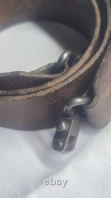 WWII German Wehrmacht SS Leather Combat Strap-Authentic Cross-Stitches Pattern