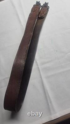 WWII German Wehrmacht SS Leather Combat Strap-Authentic Cross-Stitches Pattern