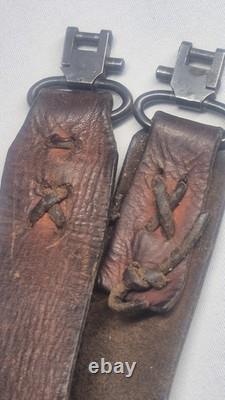 WWII German Wehrmacht SS Leather Combat Strap-Authentic Cross-Stitches Pattern