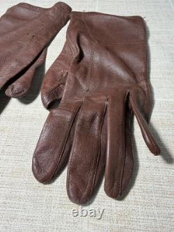 WWII. German leather gloves. WW2