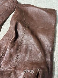 WWII. German leather gloves. WW2