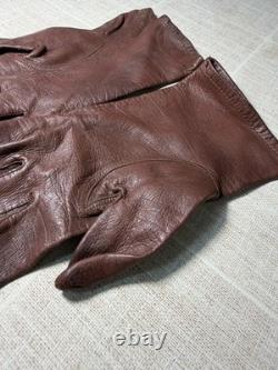 WWII. German leather gloves. WW2