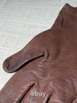 WWII. German leather gloves. WW2