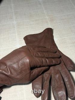 WWII. German leather gloves. WW2
