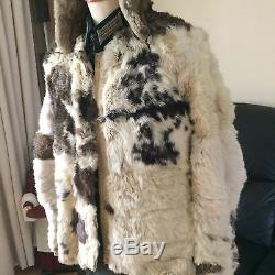 WWII German original fur winter jacket and cap Stalingrad 100% original