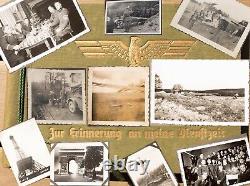 WWII German photo album with original photos