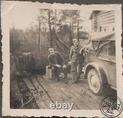 WWII German photo album with original photos