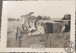 WWII German photo album with original photos