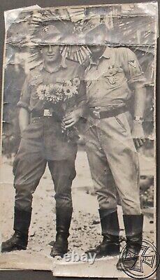 WWII German photo album with original photos