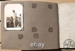 WWII German photo album with original photos
