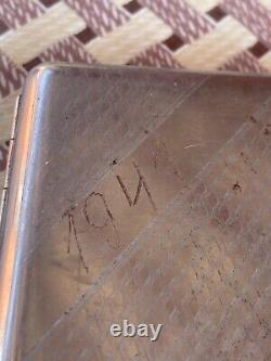 WWII. German pilot's cigarette case. Ww2