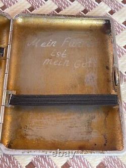 WWII. German pilot's cigarette case. Ww2