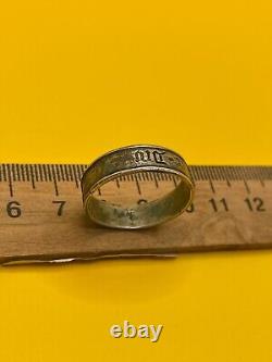 WWII. German silver ring. Wehrmacht. WW2