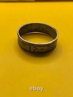 WWII. German silver ring. Wehrmacht. WW2