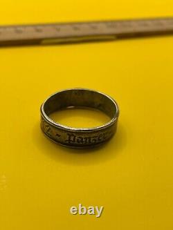 WWII. German silver ring. Wehrmacht. WW2